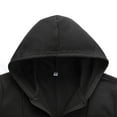 thumbnail image 5 of Hpapadks Mens Hoodie Classic Solid Zip Up Hoodies Pullover with Pocket Long Sleeve Ribbed Cuffs Hooded Drawstring Jacket Mens Sweatshirts, 5 of 6
