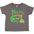 thumbnail image 3 of Inktastic My Tia Loves Me Dinosaur Boys Toddler T-Shirt, 3 of 5