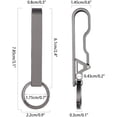 thumbnail image 4 of QIANJIA Belt Key Holder,Closed Buckle Lock Titanium Key Clip with Key Ring for Attaching Keychain Car Key, 4 of 9