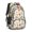 Pioneer Flower Floral Print Pattern-2, variant on Pioneer Flower Floral Print Pattern Backpack for School, Cute School Bag with Adjustable Shoulder Straps and Padded Back, 16.9"x12.6"x5.9"