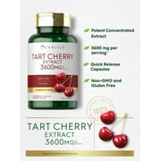 Tart Cherry Capsules | 200 Count | 3600mg | Non-GMO & Gluten Free | By Carlyle