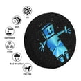 thumbnail image 6 of DouZhe Waterproof Spare Tire Cover, Cartoon Blue Astronaut Robot Prints Adjustable Wheel Covers Fit for Jeep Trailer RV SUV Car, 16 inch, 6 of 7