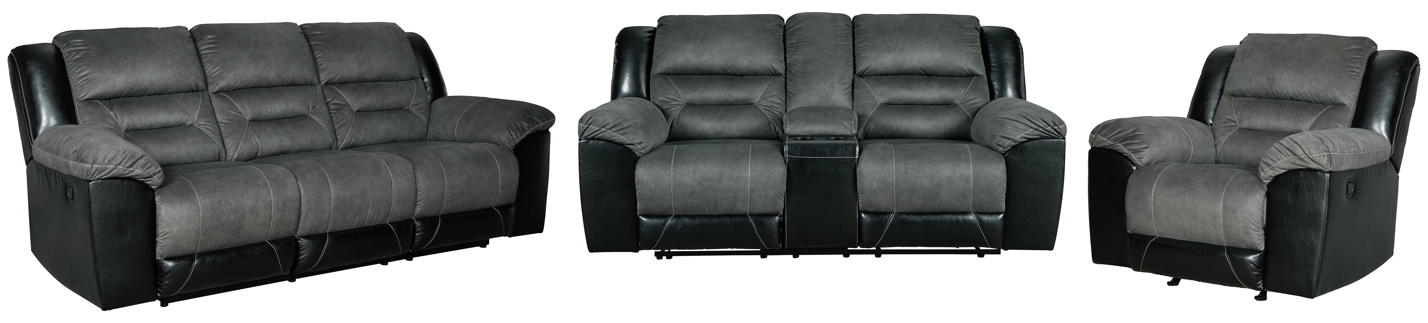 Earhart Sofa, Loveseat and Recliner
