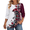 Multicolor BF183, variant on Zeagoo Womens Plus Size Long Sleeve Tops Fall Crewneck Shirts Pleated Design Casual Dressy Blouses