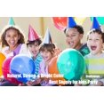 thumbnail image 2 of Juego de globos de arco iris de 12 pulgadas, 30 piezas surtidas de 9 colores brillantes, globo de látex perlado fuerte, para helio o aire oso de fresa  Hogar, 2 of 5