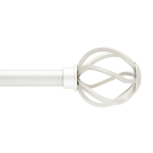 Home Trends 28"-48" Drapery Rod Set, 5/8 in. Diameter, In Satin Nickel