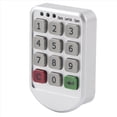 thumbnail image 3 of 2X Cerradura Digital para Puerta de Gabinete con Teclado Numérico y Contraseña Inteligente Electrónica con Panel de Plástico ABS, 3 of 5
