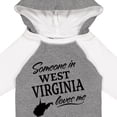 thumbnail image 4 of Inktastic Someone in West Virginia Loves Me Boys or Girls Long Sleeve Baby Bodysuit, 4 of 5