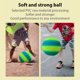 thumbnail image 2 of Eigraketly Pelota de juegos de arcoíris degradada de 8,5 pulgadas para niños, pelota de patada hinchable de PVC para parque de patio trasero y Ropa Deportiva, Zapatos No. 4 Eigraketly OD016719-04, 2 of 5
