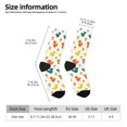 thumbnail image 2 of Bingfone Compression Socks for Women and Men Long Socks for Running Athletic Cycling Nurse- Colorful Squirrel, 2 of 6