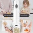thumbnail image 4 of Hand-hold Blender Immersion Blender Stick Blender Chopper Whisk Food Grinder for Smoothie Puree Infant Food  US Plug Package Six, 4 of 6