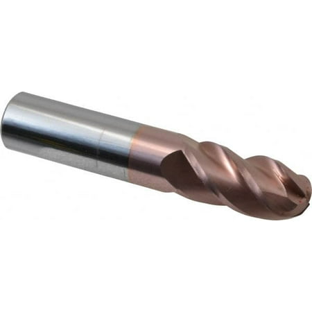 

Accupro 3/4 Diam 1-1/2 LOC 4 Flute Solid Carbide Ball End Mill