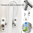 thumbnail image 3 of Cerradura de seguridad para ventana de 2 piezas, cerradura de puerta de seguridad para ventana con llave para niño bebé, cerradura de cable antirrobo puerta corredera restrictor de ventana i, 3 of 5