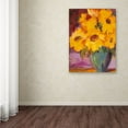 thumbnail image 3 of Trademark Fine Art "Sunflower #5" Canvas Wall Art by Sheila Golden, 3 of 3