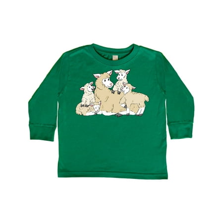 

Inktastic Cute Lamb Family Gift Toddler Boy or Toddler Girl Long Sleeve T-Shirt
