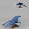 thumbnail image 4 of Simulation Animal Model Kids Playing Toy Birds Model Cartoon Dolls Artificial Model Yellow, Blue and Navy (Booby), 4 of 8