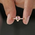 thumbnail image 2 of Pink Sapphire Skull Ring, Gothic Jewelry, Halloween Ring, 925 Sterling Sliver Ring, Handmad Jewelry, Fine Jewelry, Skull Head Ring, 2 of 5