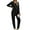 1 Black, variant on Fantaslook Womens Pajamas Sets Long Sleeve Shirts and Drawstring Pants With Pockets Two Piece Lounge Sets Fall Oufits