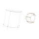 thumbnail image 5 of Mesa Auxiliar De Metal Acrílico Con Estante De Tres Niveles Para Colgar En La Pared, Mesa Auxiliar Decorativa Que Ahorra Espacio Para Baño, Sala De Estar, Decoración Moderna, Objetos De, 5 of 8