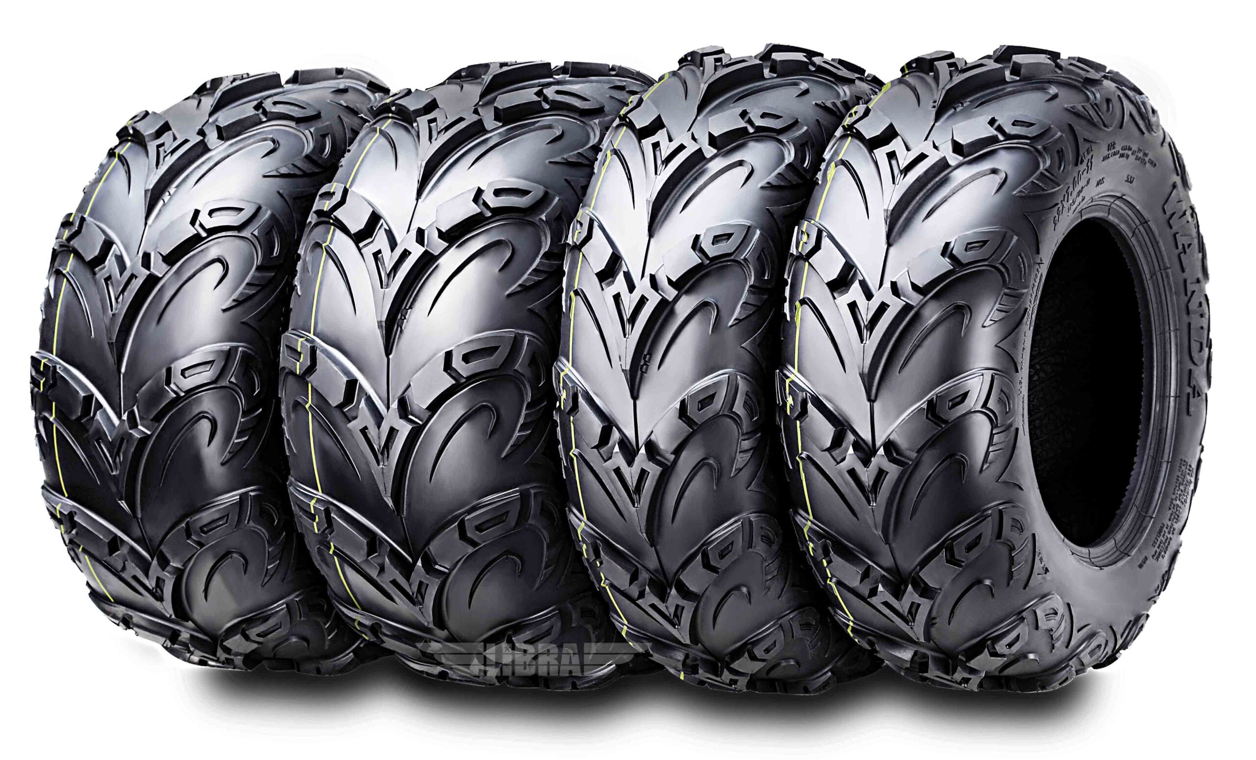 WANDA Performance 8 Ply ATV Tires 22x711 22x109 Mud Sling fit Honda