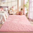 thumbnail image 2 of Alfombra LOCHAS Ultra Soft Fluffy Rosa 122x162 cm, 2 of 6