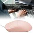 thumbnail image 4 of 3 Buttons Basic Wired Mouse, Optical 1200DPI Usb Laptop Computer Mouse, Simple Design Solid Color Mouse For, 4 of 8