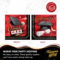 thumbnail image 4 of Red Graduation Napkins 16 Count - Red Graduation Party Supplies, 4 of 7