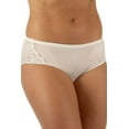 thumbnail image 2 of Velrose Lingerie Shadowline Nylon Hipster Panty with Lace, 3-Pack 11182/11182X-3PK, 2 of 15
