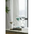 thumbnail image 2 of 8" Ferdinand 30-Minute Hourglass, White Sand Set of 2-Color:Clear,Style:Contemporary, 2 of 3