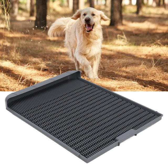 Dog Potty Tray, Washable Reusable Pet Toilet Training Tray for Small Medium Large Dogs with Patchworkable Design and Non Slip Rubber Ring, for Apartments or Homes Without a Yard