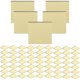 thumbnail image 4 of 300 Uds. Azulejos de mosaico, azulejos cuadrados de cristal con parte trasera plana para proyectos artesanales, suministros de bricolaje, 4 of 6