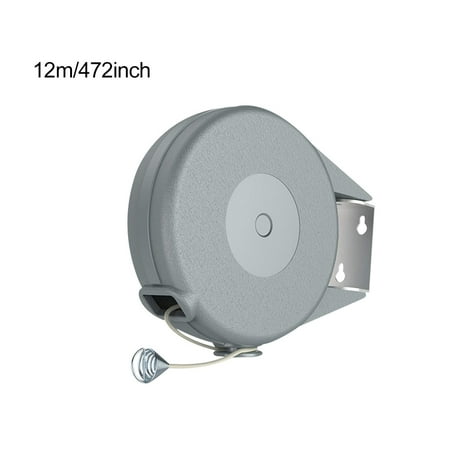 

Azhf New Arrivals Retractable Clothesline Wall Mounted Heavy Duty Outdoor Indoor Space Saving