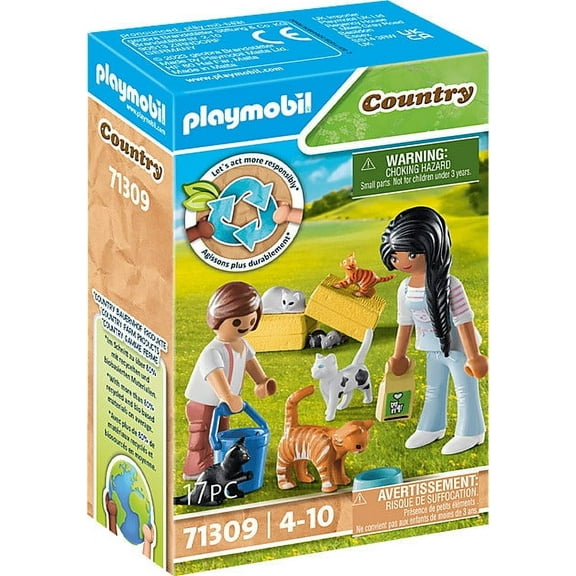 Playmobil - Country Cat Family  [COLLECTABLES] Figure
