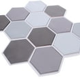 thumbnail image 3 of USHOBE 10Pcs Self Adhesive Wall Tiles Hexagonal PVC Stickers For Easy Removal And Cleaning, 3 of 8