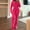 Hot Pink, variant on Women's Set Texture Striped Hooded Tops And Flare Pants Suits 2024 Fall Casual Street 2 Piece Sets Two Piece Pants Set Women Wedding Pant Suits Petite Size Women Dress Suits Set Petite Pant Suits for
