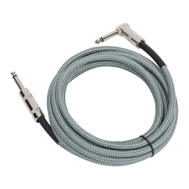 Ccdes Línea de guitarra, pieza de instrumento musical Transmisión estable Cubierta de doble aislamiento Cable de audio para audio de escenario profesional para altavoces de karaoke Cable No se aplica