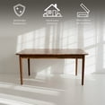 thumbnail image 3 of Ilios Innova | Mesa de Comedor Extensible Olmo de Madera de Caucho 160-200 cm, Diseño Rectangular con Puntas Redondeadas, 3 of 9