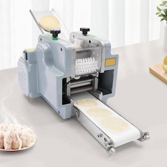 60 Pcs/Min High-Efficiency Dumpling Wrapper Maker, 110V Automatic Machine with Food-Grade Mold for Commercial Kitchens & Restaurants