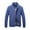 Blue, variant on Miqool Men's Fleece Jacket Full Zip Up Stand Collar Bomber Jacket Casual Lightweight Softshell Windbreaker Soft Warm Windproof Outdoor Hiking Coats Sportswear with Pockets