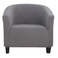 thumbnail image 3 of Skksst Stretch Jacquard Tub Chair Cover Slipcover Club Armchair Barrel Sofa Furniture Protector, 3 of 6