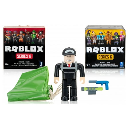 Roblox Action Collection - Jailbreak: Secret Agent + Two Mystery Figure Bundle
