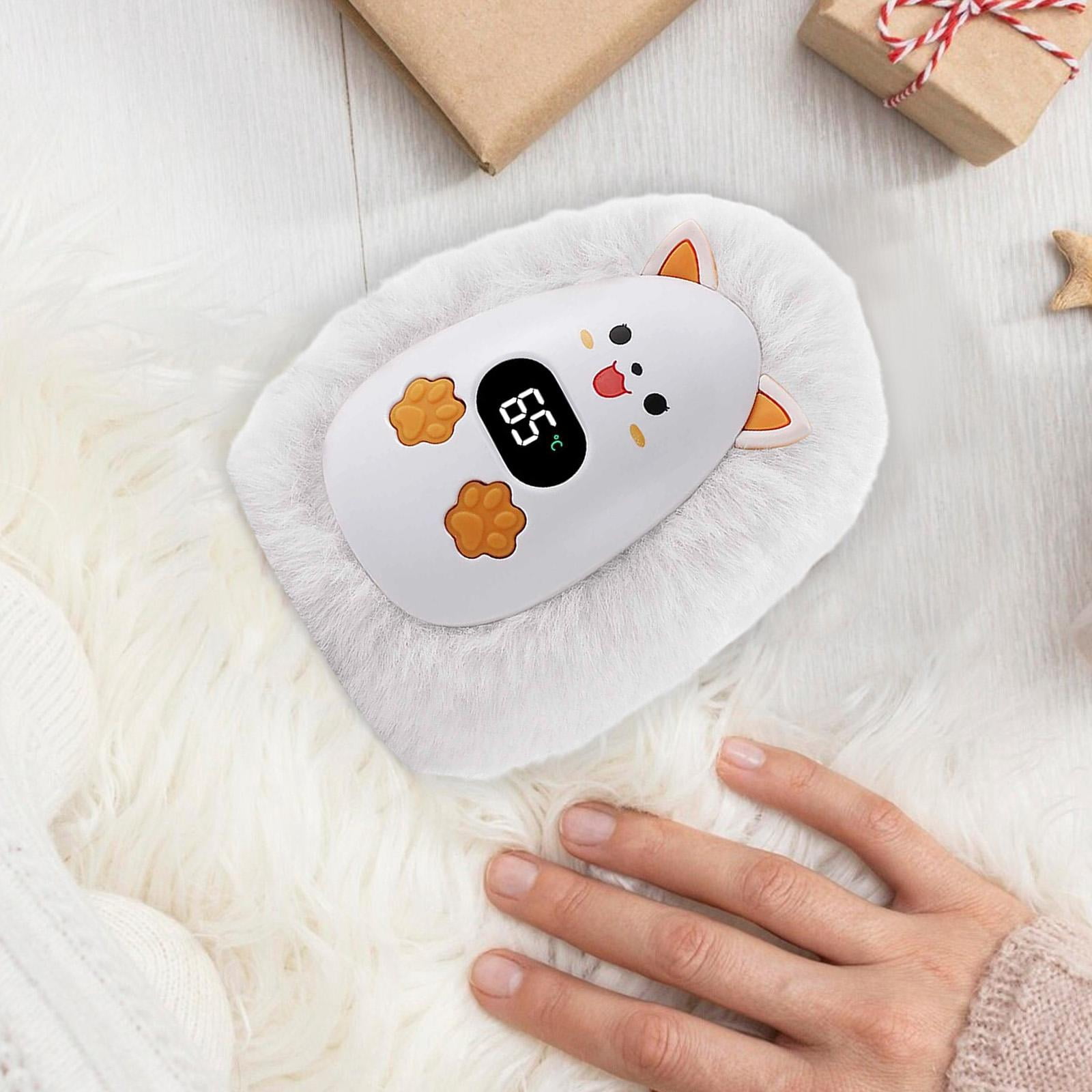 harayaa Electric Hand Warmer Hand Warming Handwarmer USB Rechargeable for Camping Winter White