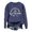 Navy, variant on Venzia Women Halloween Crewneck Sweatshirt, Black Long Sleeve Pullover Top, Casual Fall Graphic Sweatshirt
