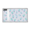 thumbnail image 2 of JIALIOU Nylon Trifold Card Wallet with ID Window Zipper Pocket for Men Women Teen Green Blue Pitaya, 2 of 7