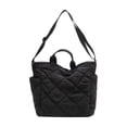 thumbnail image 2 of EGNMCR Organization and Storage, Storage Bins, Storage Containers Commute Large Capacity Tote Bag Student Class Shoulder Bag Padded Crossbody Bag Soft Handheld Cloth Bag For Women Storage ba, 2 of 7