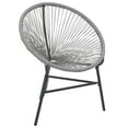 thumbnail image 5 of vidaXL Patio Moon Chair Poly Rattan Lounge Seating Furniture Multi Colors, 5 of 5