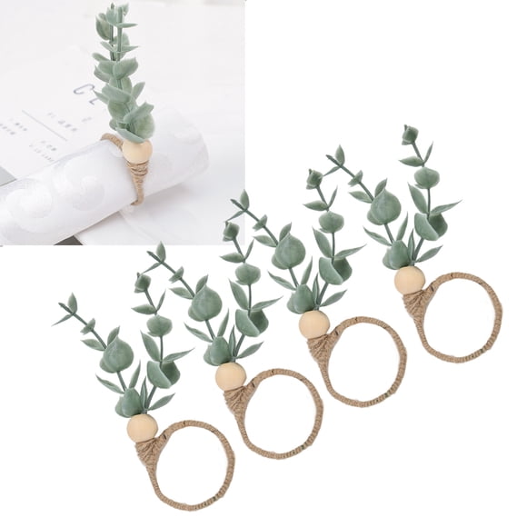 Anillos De Servilleta Flor Artesanía Artificial Servilleta Decorativa Hebilla Accesorios De Mesa