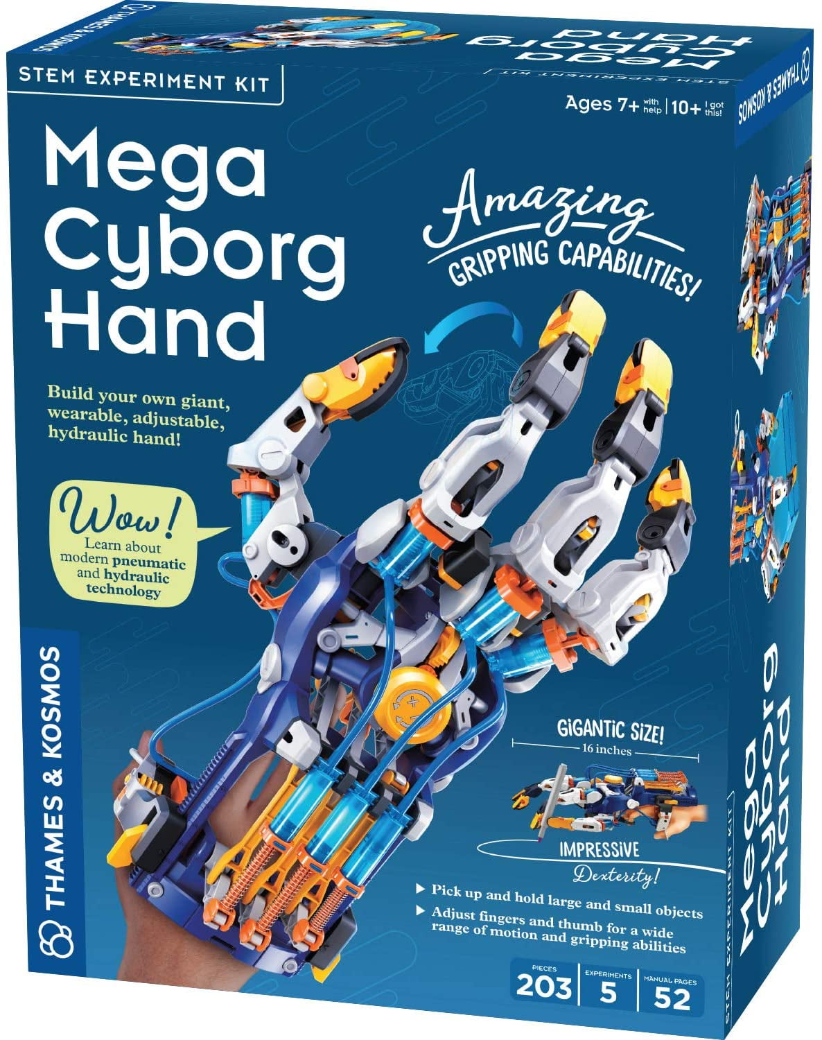 Thames & Kosmos Mega Hand STEM Experiment Kit Build Your Own