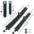 thumbnail image 3 of Heavy Duty Storage Straps by , 6 Assorted Pack 3M/3L, Hook and Loop Adjustable Strap Holder, Extension Cord Organizer Hanger for Cables, Hoses, Rope and More (Black), 3 of 5