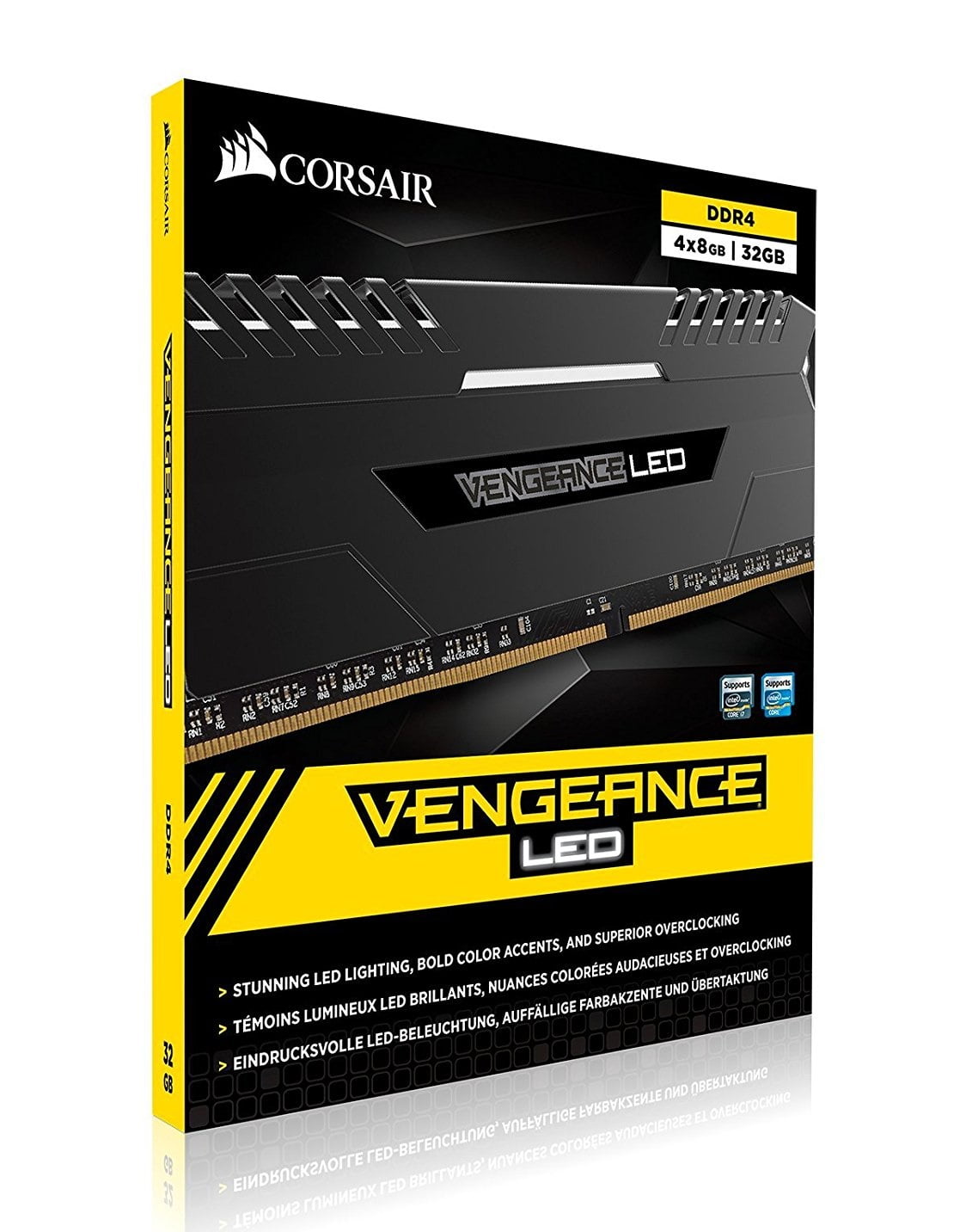 Corsair Vengeance White LED 4x8GB DDR4 3000 C15 for DDR4